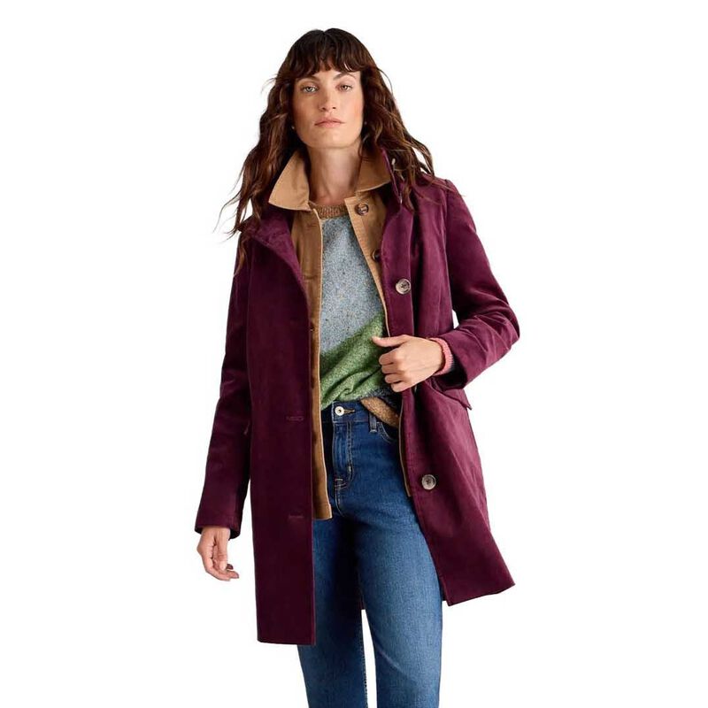 White Stuff Karla Velvet Coat image number 4